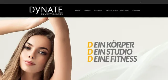 Dynate Fitness Website